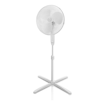 Aigostar - Ventoinha de pé 45W/230V 120 cm branco