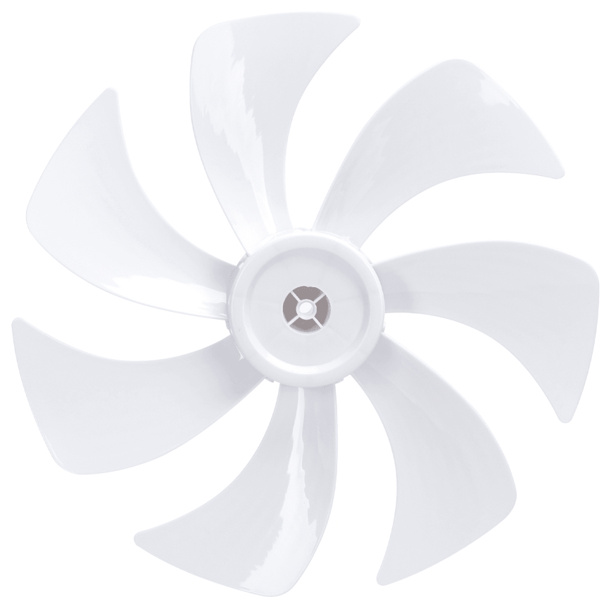 Aigostar - Ventoinha de pé 60W/230V branco