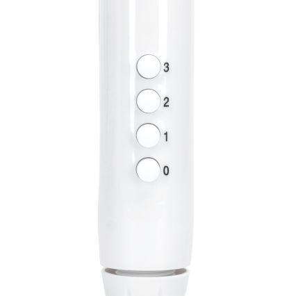 Aigostar - Ventoinha de pé 60W/230V branco