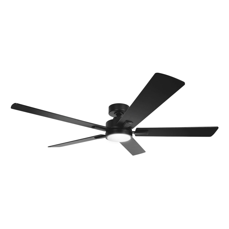 Aigostar - Ventoinha de teto LED com regulação LED/20W/230V 2700-6500K 132cm castanho + comando