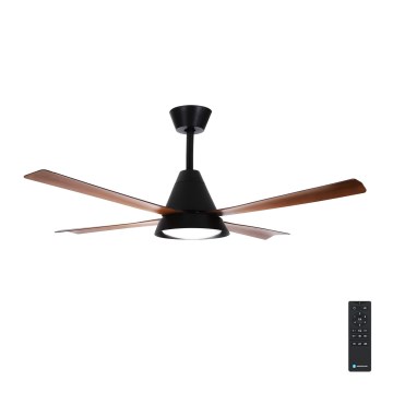 Aigostar - Ventoinha de teto LED com regulação LED/24W/230V 2700-6500K 132cm + comando