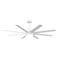 Aigostar - Ventoinha de teto LED com regulação LED/24W/230V 2700-6500K diâmetro 165 cm + comando branco