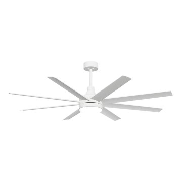 Aigostar - Ventoinha de teto LED com regulação LED/24W/230V 2700-6500K diâmetro 165 cm + comando branco