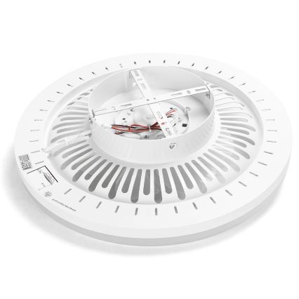 Aigostar - Ventoinha de teto LED com regulação LED/40W/230V 2700/4000/6500K diâmetro 50 cm + comando branco
