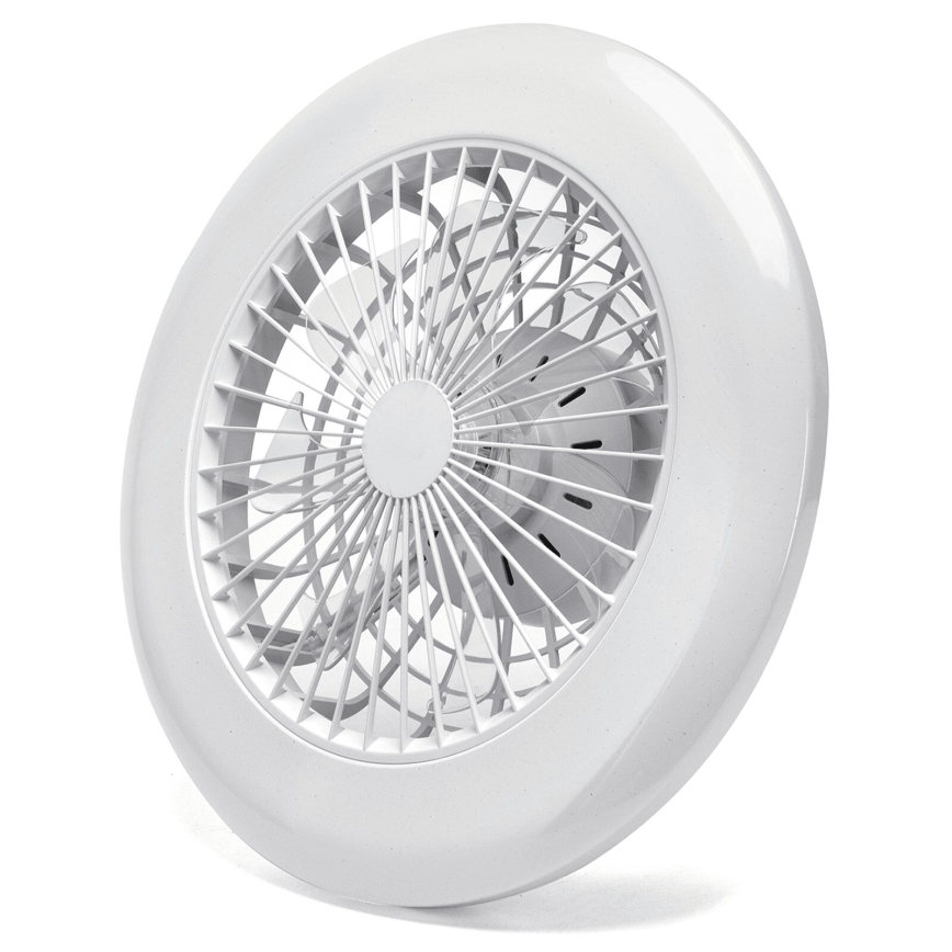 Aigostar - Ventoinha de teto LED com regulação LED/40W/230V 2700-6500K diâmetro 49 cm + comando branco