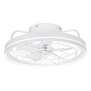 Aigostar - Ventoinha de teto LED com regulação LED/40W/230V 2700-6500K diâmetro 48 cm + comando branco