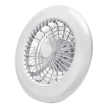 Aigostar - Ventoinha de teto LED com regulação LED/40W/230V 2700-6500K diâmetro 49 cm + comando branco