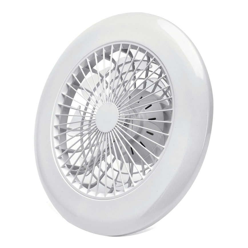 Aigostar - Ventoinha de teto LED com regulação LED/40W/230V 2700-6500K diâmetro 49 cm + comando branco