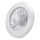 Aigostar - Ventoinha de teto LED com regulação LED/40W/230V 2700-6500K diâmetro 49 cm + comando branco