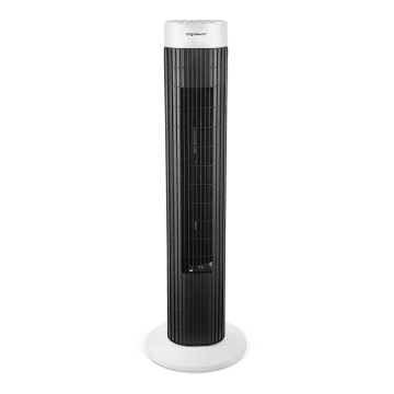Aigostar - Ventoinha de torre 45W/230V preto/branco