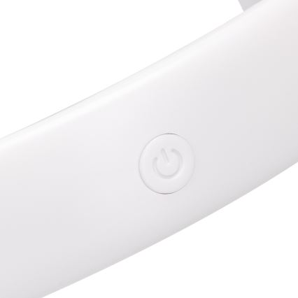 Aigostar - Ventoinha para o pescoço recarregável 4W/5V 2000mAh branco