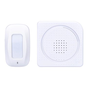 Alarme 230V com sensor de movimento sem fios a 3xAAA/5V branco