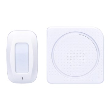 Alarme 3xAA com sensor de movimento sem fios 3xAAA/5V branco