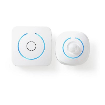 Alarme com sensor de movimento sem fios 6xAA branco