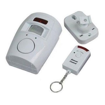 Alarme com sensor e controlo remoto 4xAA