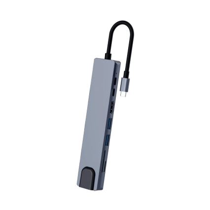 Aligator AHUB001 - Hub USB-C 8 em 1