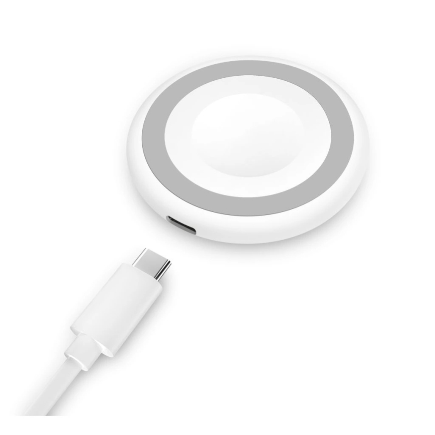 Aligator AMS08WT - Carregador sem fios MagSafe 3 em 1 15W branco