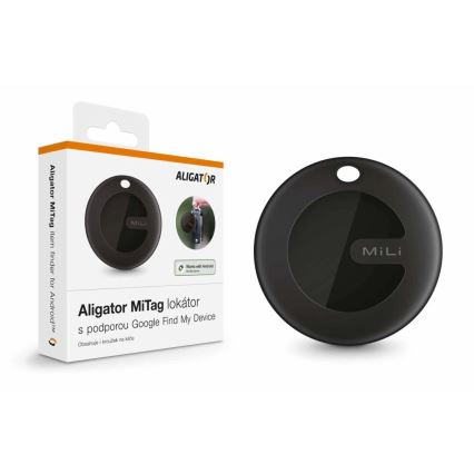 Aligator APD003 - Localizador MiTag 1xCR2032 IP67 preto