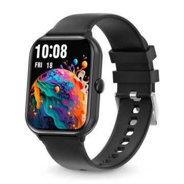 Aligator AW10BK - Relógio inteligente Watch GO 220 mAh IP67 preto