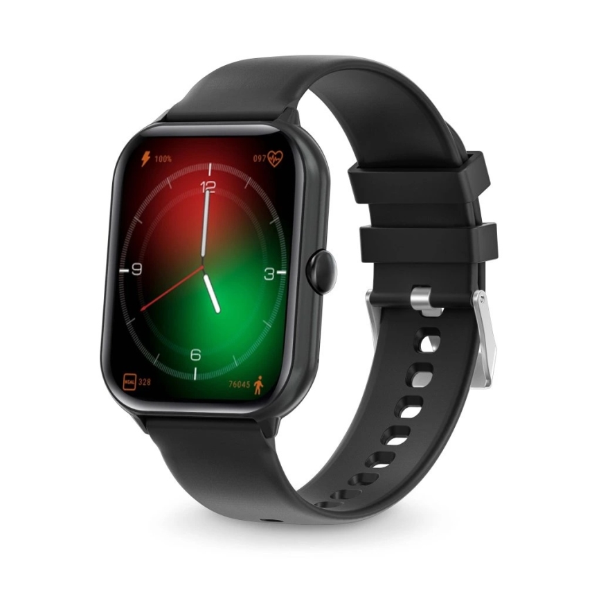 Aligator AW10BK - Relógio inteligente Watch GO 220 mAh IP67 preto