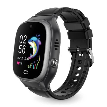 Aligator AW11BK - Relógio inteligente Watch Junior 2 450 mAh IP67 Wi-Fi preto