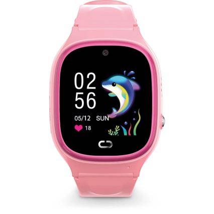 Aligator AW11PK - Relógio inteligente Watch Junior 2 450 mAh IP67 Wi-Fi rosa