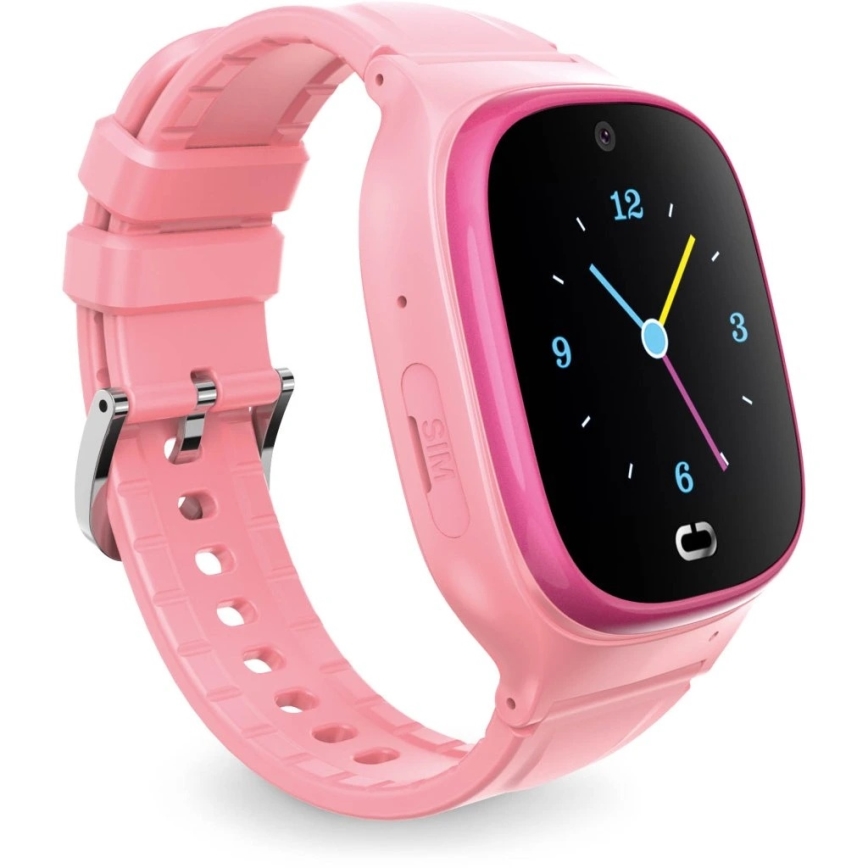 Aligator AW11PK - Relógio inteligente Watch Junior 2 450 mAh IP67 Wi-Fi rosa