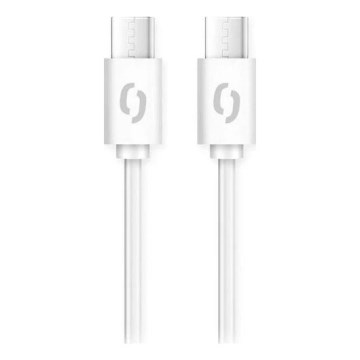 Aligator DATKP49 - Cabo USB-C para USB-C 65W Power Delivery 1,5 m branco