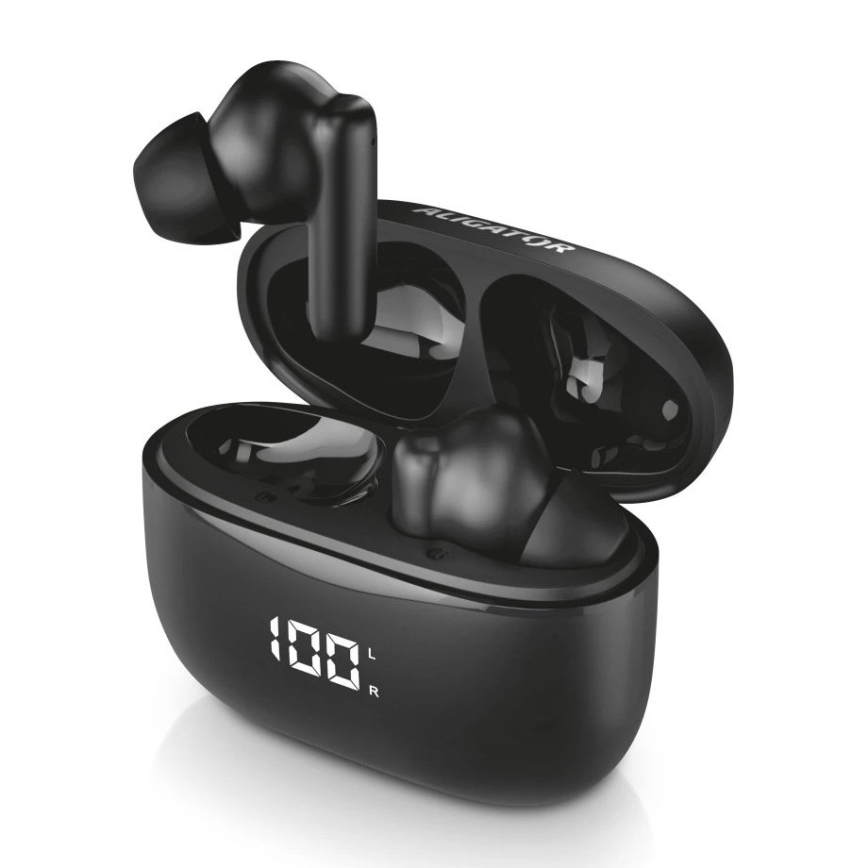 Aligator TWS06 - Auriculares sem fios Pods PRO 3 200 mAh + 2x 30 mAh IP30 pretos