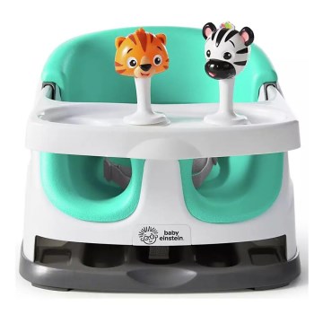Almofada de cadeira de refeição com 2 brinquedos 2em1 DINE&DISCOVER