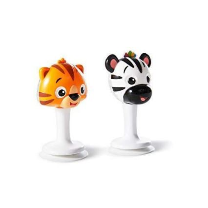 Almofada de cadeira de refeição com 2 brinquedos 2em1 DINE&DISCOVER