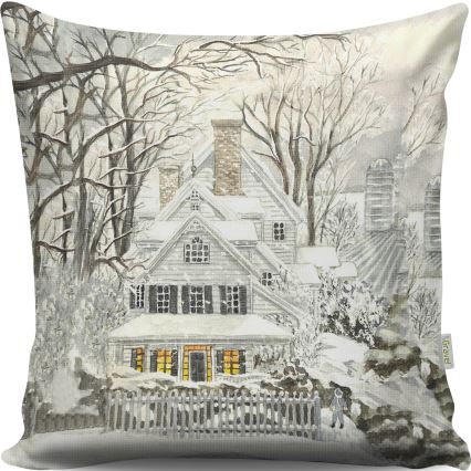Almofada decorativa 43x43 cm bege