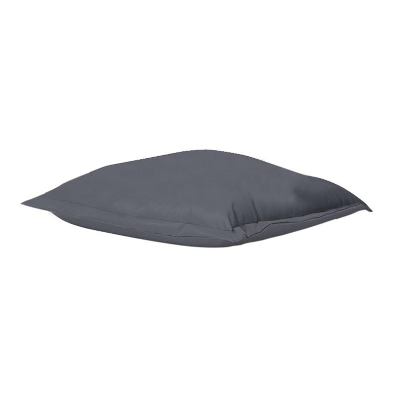 Almofada para chão 70x70 cm cinzento