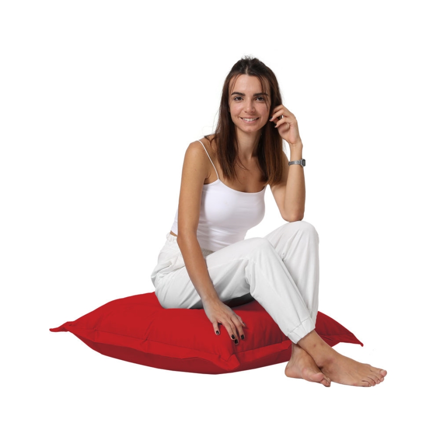 Almofada para chão 70x70 cm vermelho