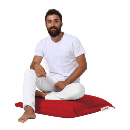 Almofada para chão 70x70 cm vermelho