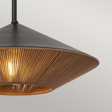Alora Mood - Candeeiro suspenso DAPHNE 1xE27/60W/230V diâmetro 38,1 cm preto