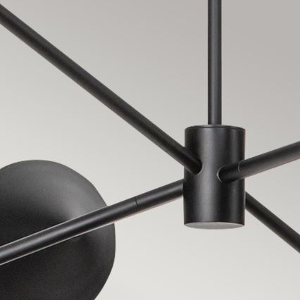 Alora Mood - Lustre de haste DAPHNE 6xE14/40W/230V preto/castanho
