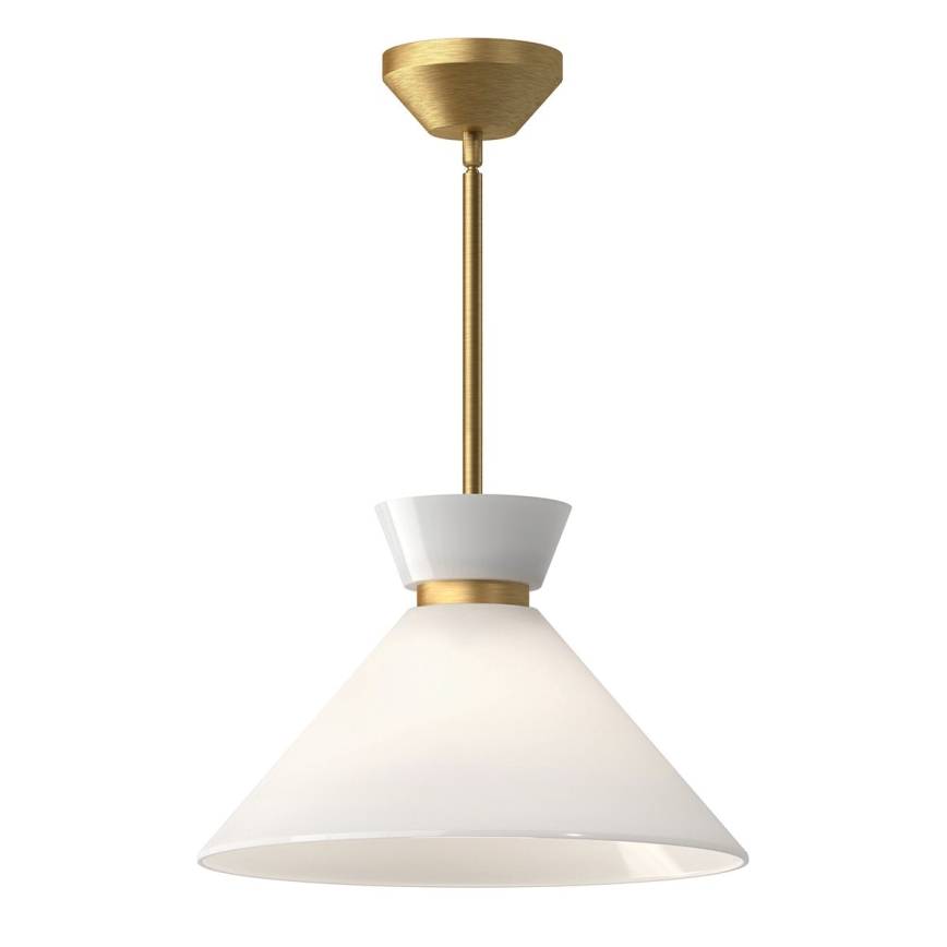 Alora Mood - Lustre em haste HALSTON 1xE27/60W/230V dourado