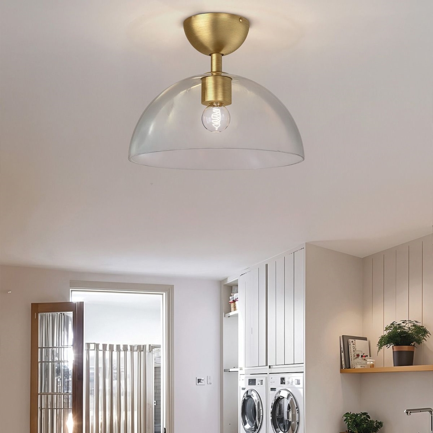 Alora Mood - Iluminação de teto JUDE 1xE27/60W/230V diâmetro 30,5 cm latão