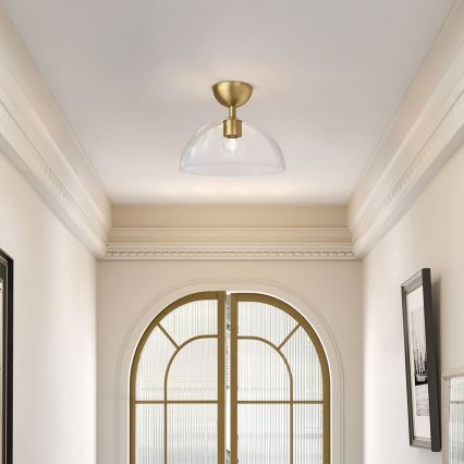 Alora Mood - Iluminação de teto JUDE 1xE27/60W/230V diâmetro 30,5 cm latão