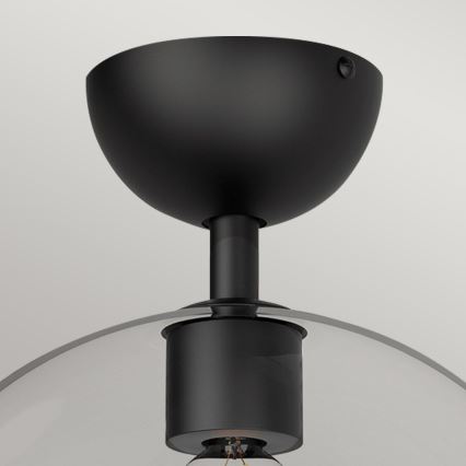 Alora Mood - Luminária de teto JUDE 1xE27/60W/230V Ø 30,5 cm preta