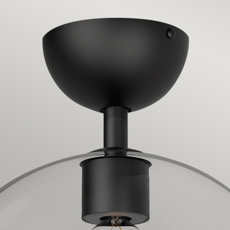 Alora Mood - Luminária de teto JUDE 1xE27/60W/230V Ø 30,5 cm preta