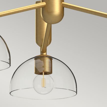 Alora Mood - Candeeiro suspenso JUDE 3xE27/60W/230V diâmetro 96,8 cm latão