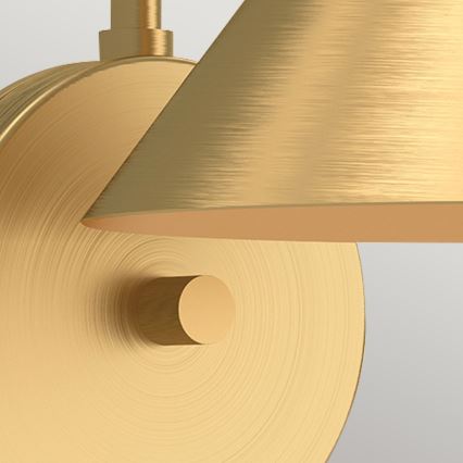 Alora Mood - Candeeiro de parede REMYCK 1xE27/60W/230V dourado