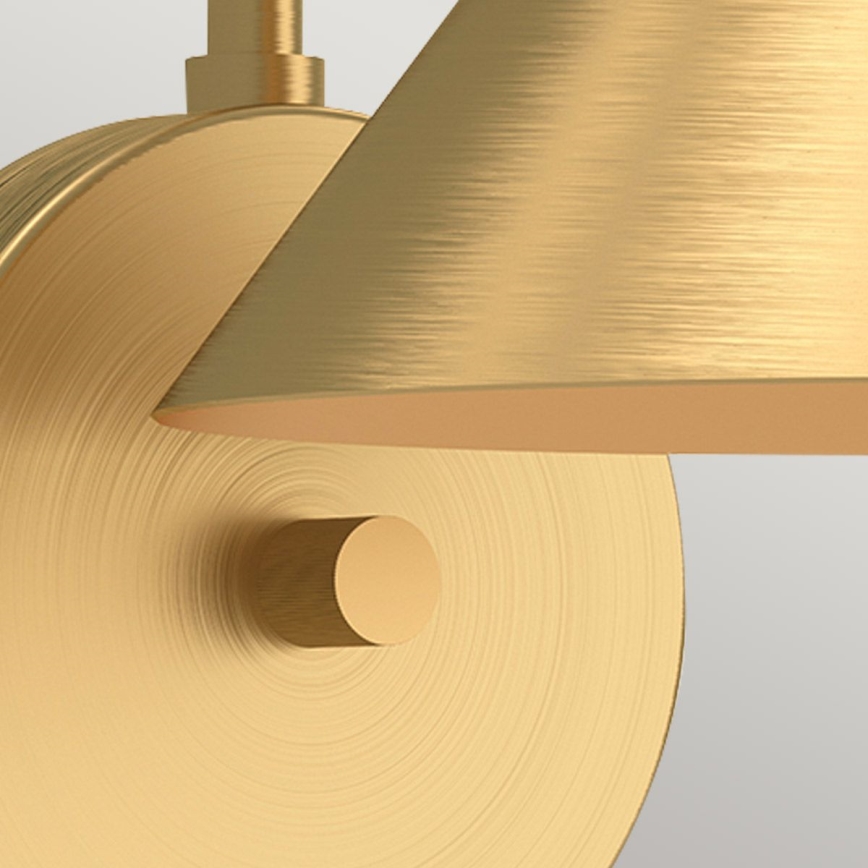 Alora Mood - Candeeiro de parede REMYCK 1xE27/60W/230V dourado