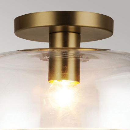 Alora Mood ALM-SYLVIA-SF-BG-CL - Candeeiro de tecto SYLVIA 1xE27/60W/230V dourado