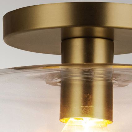 Alora Mood ALM-SYLVIA-SF-BG-CL - Candeeiro de tecto SYLVIA 1xE27/60W/230V dourado