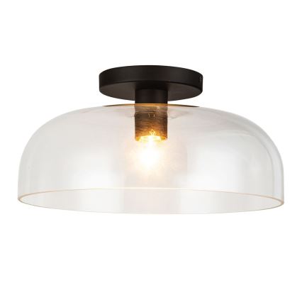 Alora Mood ALM-SYLVIA-SF-BK-CL - Candeeiro de tecto SYLVIA 1xE27/60W/230V preto