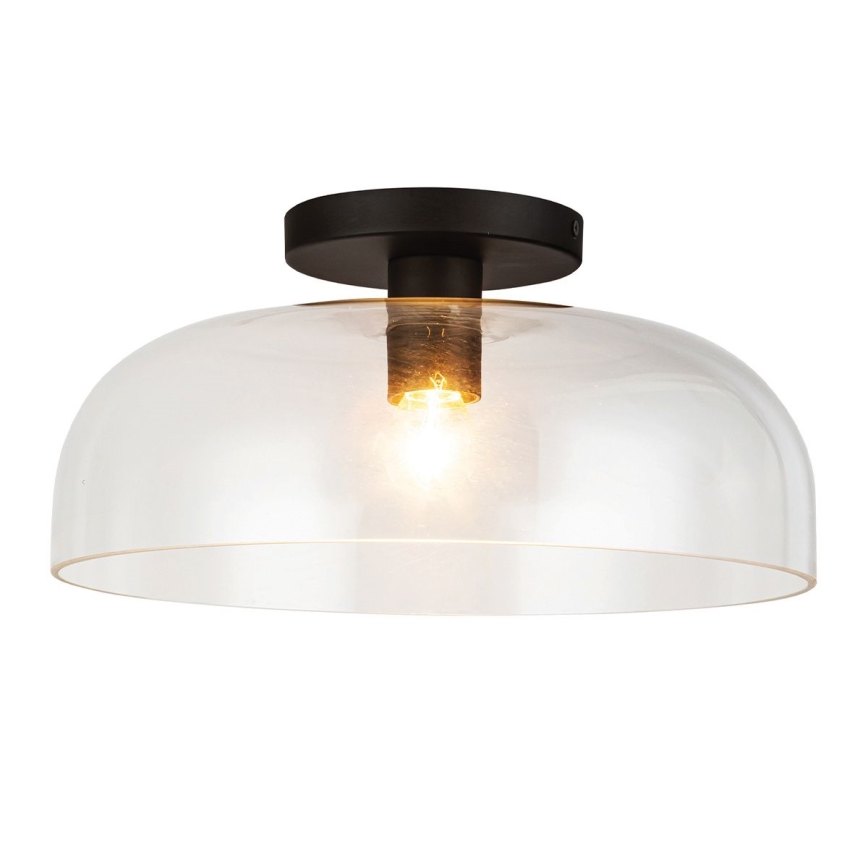 Alora Mood ALM-SYLVIA-SF-BK-CL - Candeeiro de tecto SYLVIA 1xE27/60W/230V preto