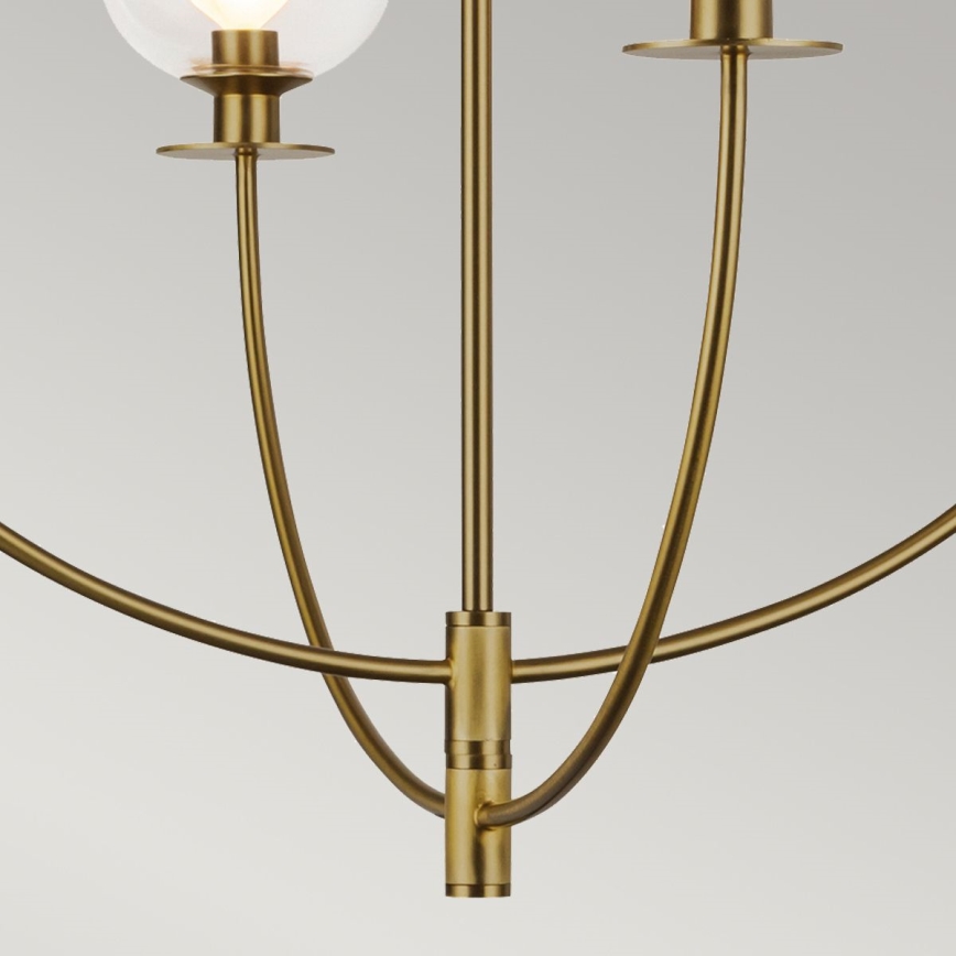 Alora Mood - Lustre em haste SYLVIA 4xE14/40W/230V dourado